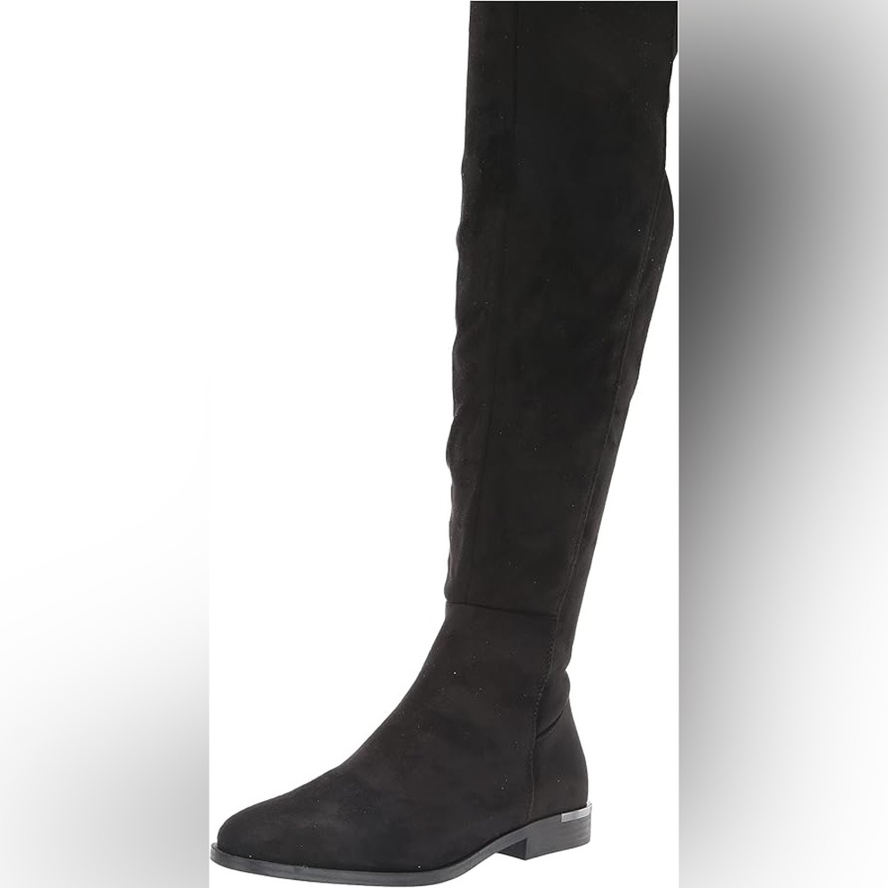 Nine West Allair II Over the Kner Black Women's Boots